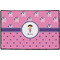 Pink Pirate Door Mat - 36"x24" (Personalized)
