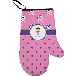 Pink Pirate Oven Mitt (Personalized)