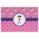Pink Pirate Laminated Placemat w/ Name or Text