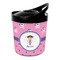 Pink Pirate Personalized Plastic Ice Bucket