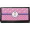 Pink Pirate Canvas Checkbook Cover (Personalized)