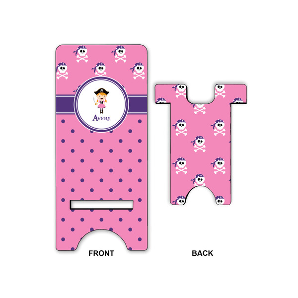 Pink Pirate Phone Stand - Front & Back