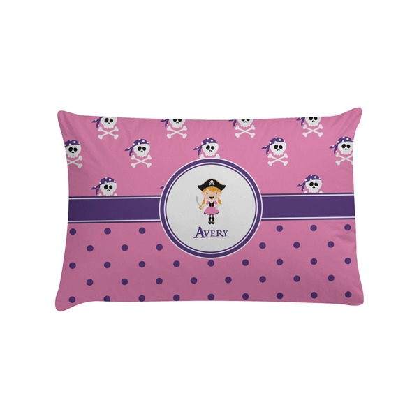 Custom Pink Pirate Pillow Case - Standard (Personalized)