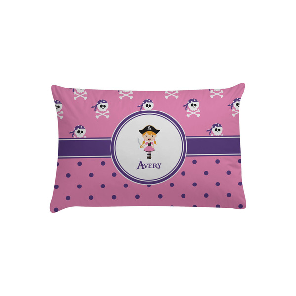 Custom Pink Pirate Pillow Case - Toddler (Personalized)