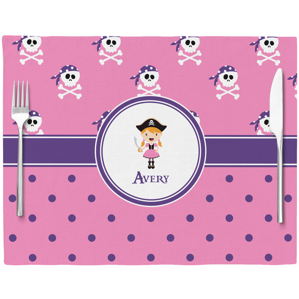 Pink Pirate Placemat with Props