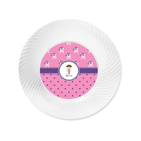 Pink Pirate Plastic Party Appetizer & Dessert Plates - Approval