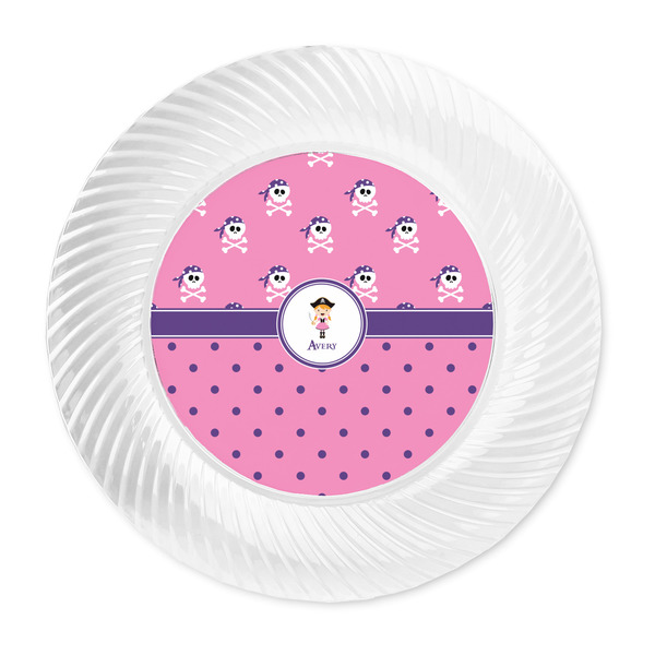 Pink Pirate Plastic Party Dinner Plates - Approval