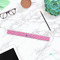 Pink Pirate Plastic Ruler - 12" - LIFESTYLE