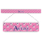 Pink Pirate Plastic Ruler - 12" (Personalized)