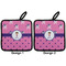 Pink Pirate Pot Holders - Set of 2 APPROVAL
