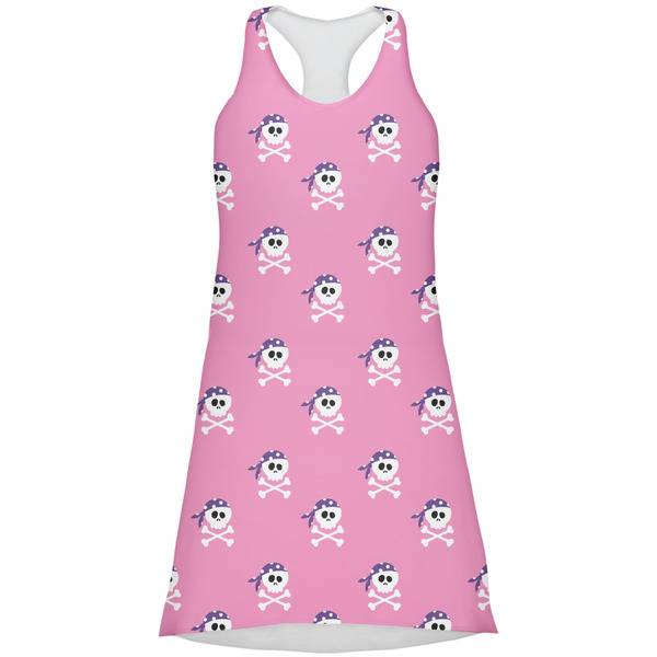Custom Pink Pirate Racerback Dress - Medium