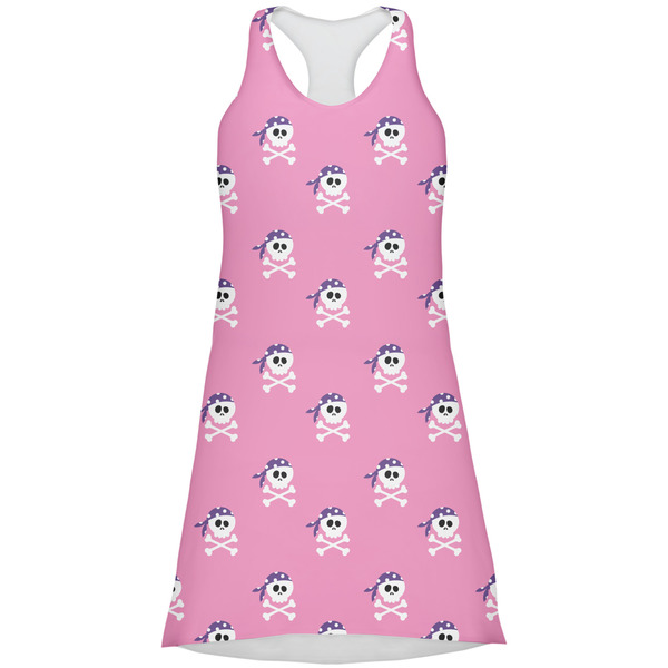 Custom Pink Pirate Racerback Dress - X Large