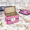 Pink Pirate Recipe Box - Full Color - In Context