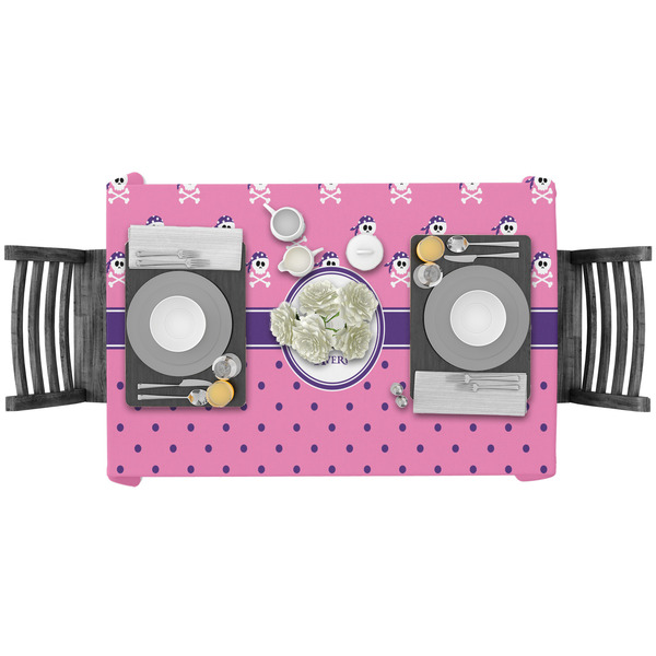 Pink Pirate Rectangular Tablecloths - LIFESTYLE