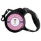 Pink Pirate Retractable Dog Leash - Main