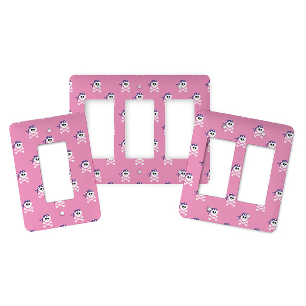Pink Pirate Rocker Light Switch Covers - Parent - ALL VARIATIONS