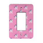 Pink Pirate Rocker Style Light Switch Cover