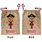 Pink Pirate Santa Sack - Front & Back (Personalized)