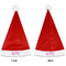 Pink Pirate Santa Hats - Front and Back (Double Sided Print) APPROVAL