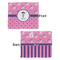 Pink Pirate Security Blanket - Front & Back View