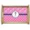 Pink Pirate Natural Wooden Tray - Small (Personalized)