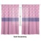 Pink Pirate Sheer Curtains