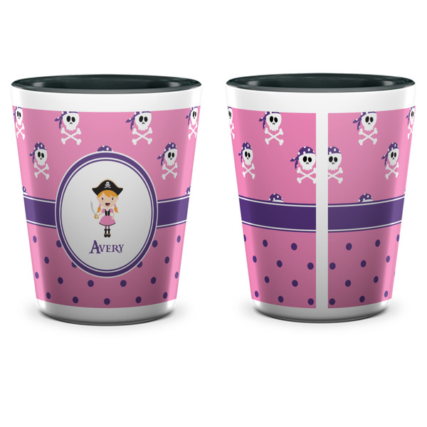 Pink Pirate Shot Glass - Two Tone - APPROVAL