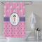 Pink Pirate Shower Curtain Lifestyle