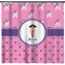Pink Pirate Shower Curtain (Personalized) (Non-Approval)