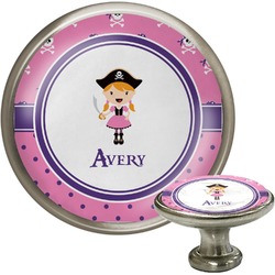 Pink Pirate Cabinet Knob (Personalized)