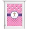 Pink Pirate Single White Cabinet Decal