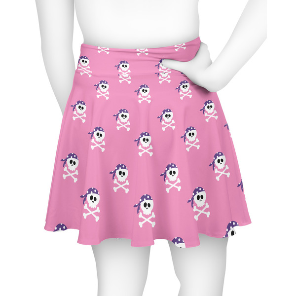 Pink Pirate Skater Skirt - Back