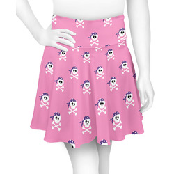 Pink Pirate Skater Skirt (Personalized)