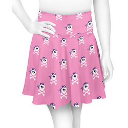 Pink Pirate Skater Skirt - 2X Large