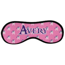 Pink Pirate Sleeping Eye Masks - Large (Personalized)