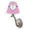 Pink Pirate Small Chandelier Lamp - LIFESTYLE (on wall lamp)