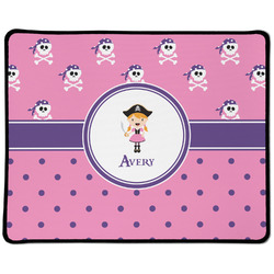 Pink Pirate Large Gaming Mouse Pad - 12.5" x 10" (Personalized)