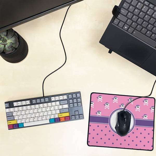 Pink Pirate Small Gaming Mats - LIFESTYLE
