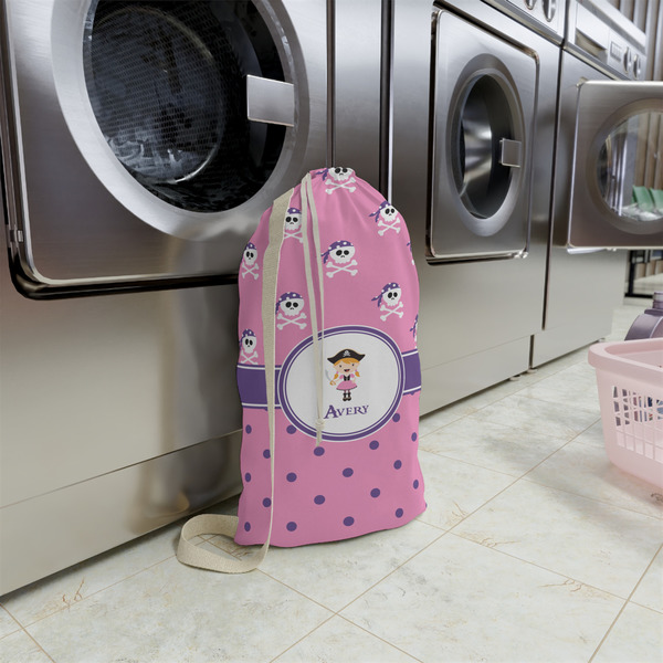 Pink Pirate Small Landry Bag - In Context