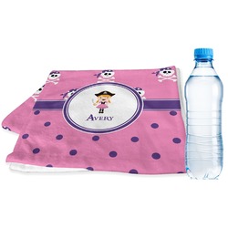 Pink Pirate Sports & Fitness Towel (Personalized)