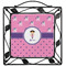 Pink Pirate Square Trivet (Personalized)
