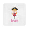 Pink Pirate Standard Cocktail Napkins - Front View