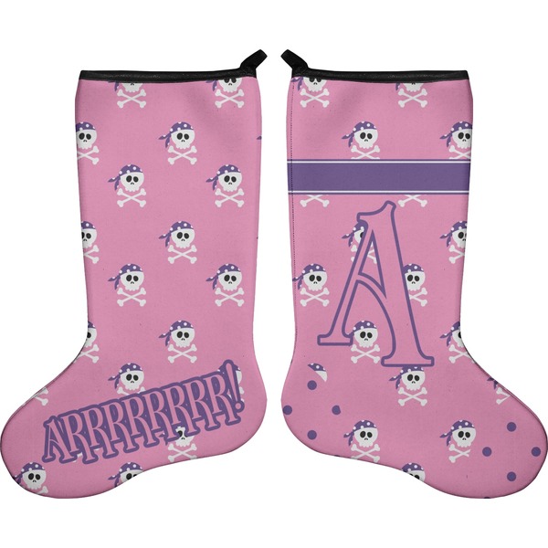 Pink Pirate Stocking - Double-Sided - Approval