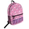 Pink Pirate Student Backpack Front