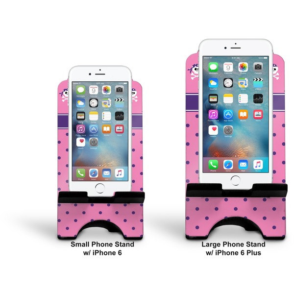 Pink Pirate Stylized Phone Stand - Comparison
