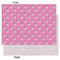 Pink Pirate Tissue Paper - Lightweight - Large - Front & Back