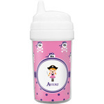 Pink Pirate Sippy Cup (Personalized)
