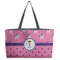 Pink Pirate Tote w/Black Handles - Front View