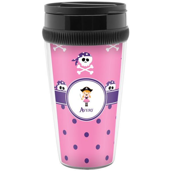 Custom Pink Pirate Acrylic Travel Mug without Handle (Personalized)