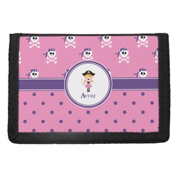 Pink Pirate Trifold Wallet (Personalized)